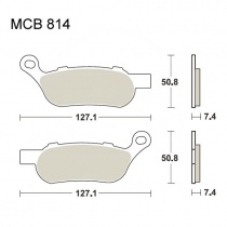 Колодки тормозные TRW Lucas MCB814SH