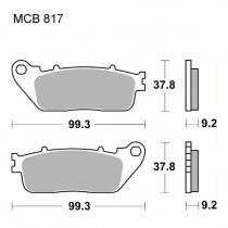 Колодки тормозные TRW Lucas MCB817SH