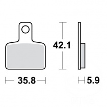 Колодки тормозные TRW Lucas MCB851