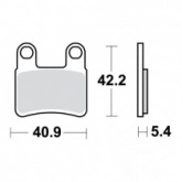 Колодки тормозные TRW Lucas MCB875P