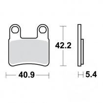 Колодки тормозные TRW Lucas MCB875P