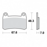 Колодки тормозные TRW Lucas MCB884SV