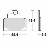 Колодки тормозные TRW Lucas MCB886SRM