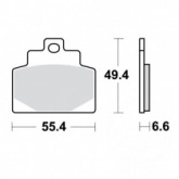 Колодки тормозные TRW Lucas MCB886SRM