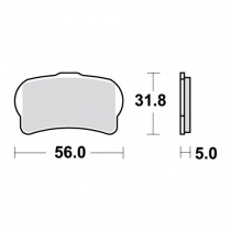 Колодки тормозные TRW Lucas MCB887RSI