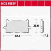 Колодки тормозные TRW Lucas MCB888SV