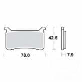 Колодки тормозные TRW Lucas MCB893SV