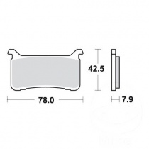 Колодки тормозные TRW Lucas MCB893SV