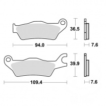 Колодки тормозные TRW Lucas MCB896