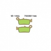 Колодки тормозные Vesrah VD-144JL
