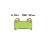 Колодки тормозные Vesrah VD-262JL
