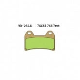 Колодки тормозные Vesrah VD-262JL