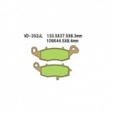 Колодки тормозные Vesrah VD-352JL