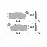 Колодки тормозные Moto-Master 099821