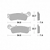 Колодки тормозные Moto-Master 099821