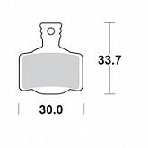 Колодки тормозные Moto-Master 730942
