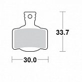 Колодки тормозные Moto-Master 730946