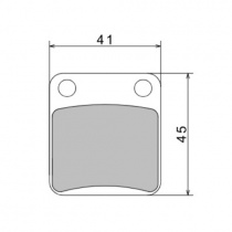 Колодки тормозные Nissin A0060