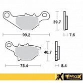 Колодки тормозные Pro-x 37.105202