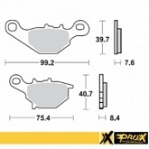 Колодки тормозные Pro-x 37.105202