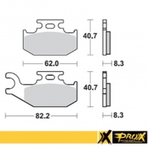 Колодки тормозные Pro-x 37.246102