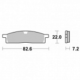 Колодки тормозные SBS 589RSI