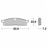 Колодки тормозные SBS 589RSI
