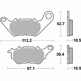 Колодки тормозные SBS 932RQ