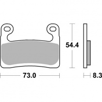 Колодки тормозные SBS 960DS-1