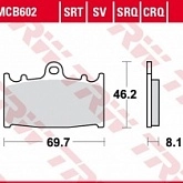 Колодки тормозные TRW Lucas MCB602TRQ
