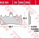 Колодки тормозные TRW Lucas MCB659TRQ