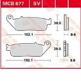 Колодки тормозные TRW Lucas MCB677SH