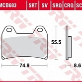 Колодки тормозные TRW Lucas MCB683TRQ
