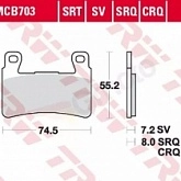Колодки тормозные TRW Lucas MCB703TRQ