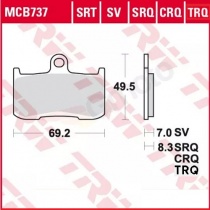 Колодки тормозные TRW Lucas MCB737TRQ