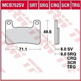 Колодки тормозные TRW Lucas MCB752TRQ