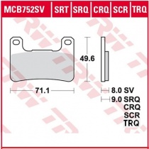 Колодки тормозные TRW Lucas MCB752TRQ