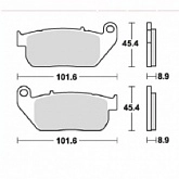 Колодки тормозные TRW Lucas MCB753PC