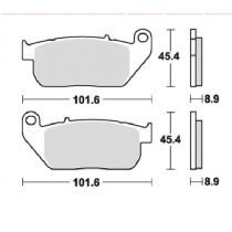 Колодки тормозные TRW Lucas MCB753PC