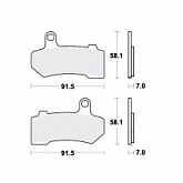 Колодки тормозные TRW Lucas MCB781PC