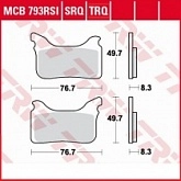 Колодки тормозные TRW Lucas MCB793TRQ