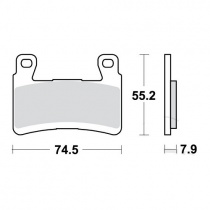 Колодки тормозные TRW Lucas MCB850TRQ