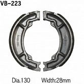 Колодки тормозные Vesrah VB-223