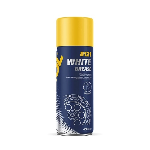 Змазка ланцюга Mannol White Grease (450мл)