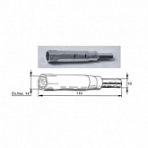 Ключ свечи зажигания Buzzetti BZ4842 14/110