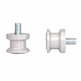 Опоры подката Biketec ROL6 M8x1,25 Silver