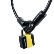 Трос противоугонный Oxford LK222 Black/Yellow