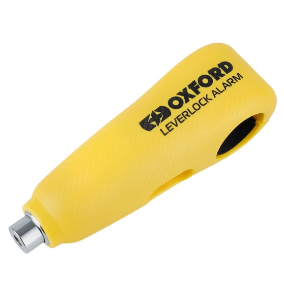 Замок блокування важеля гальма із сигналізацією Oxford LK302 Yellow