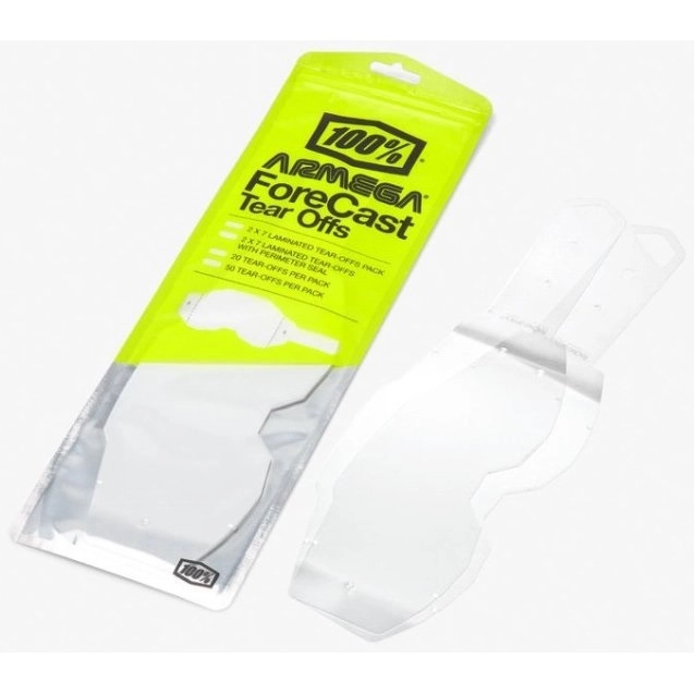 Зривки для окулярів 100% Armega/Armatic Forecast Sealed Tear-Offs 2x7 шт