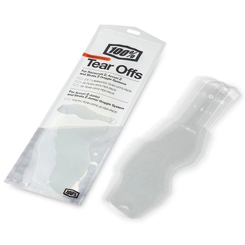 Зривки для окулярів 100% Racecraft 2/Accuri 2/Strata 2 Standart Tear-Offs 50шт